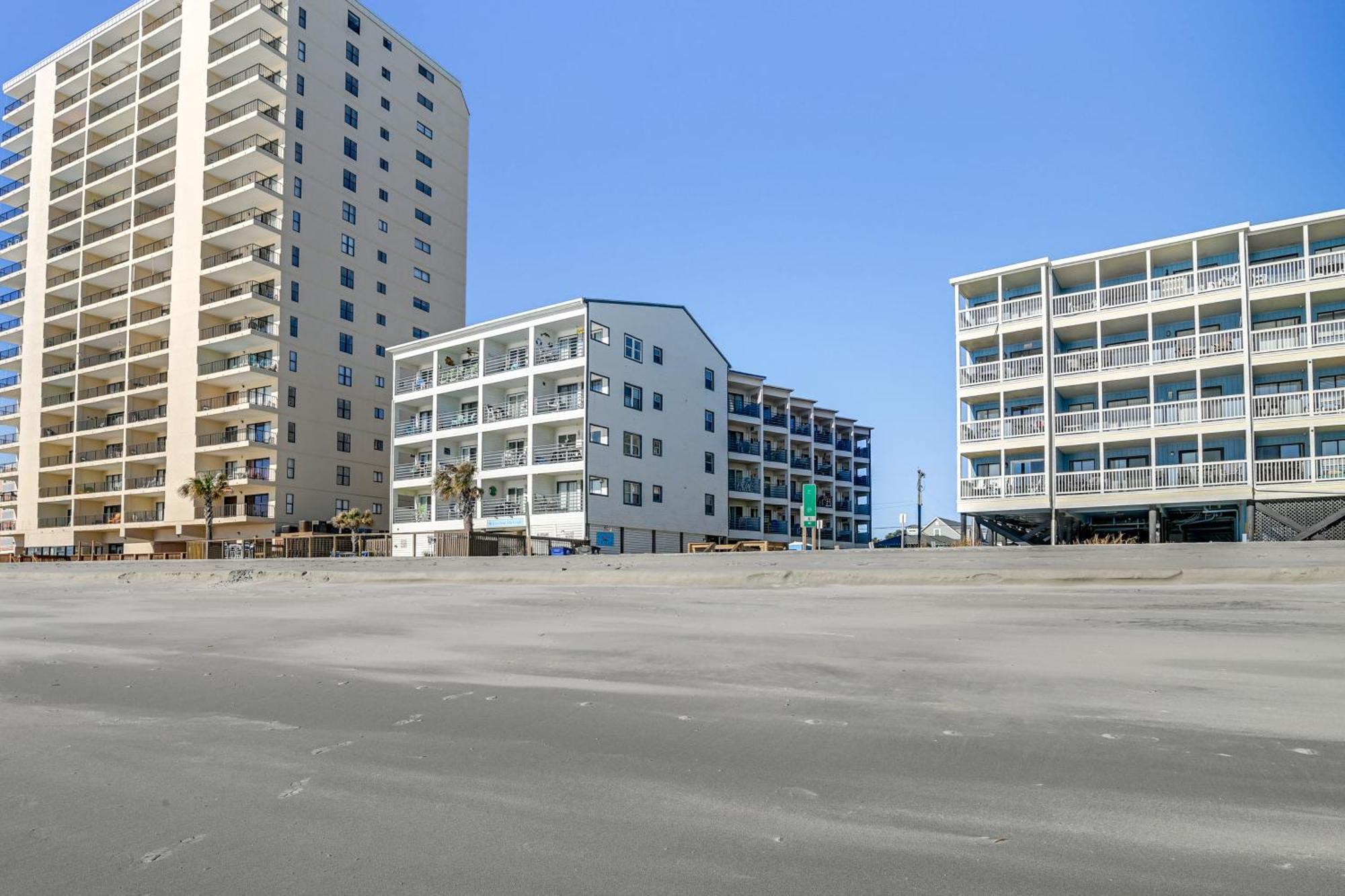 Cozy Beachfront Condo With Wifi, Views And Pool Access Миртл-Бич Экстерьер фото