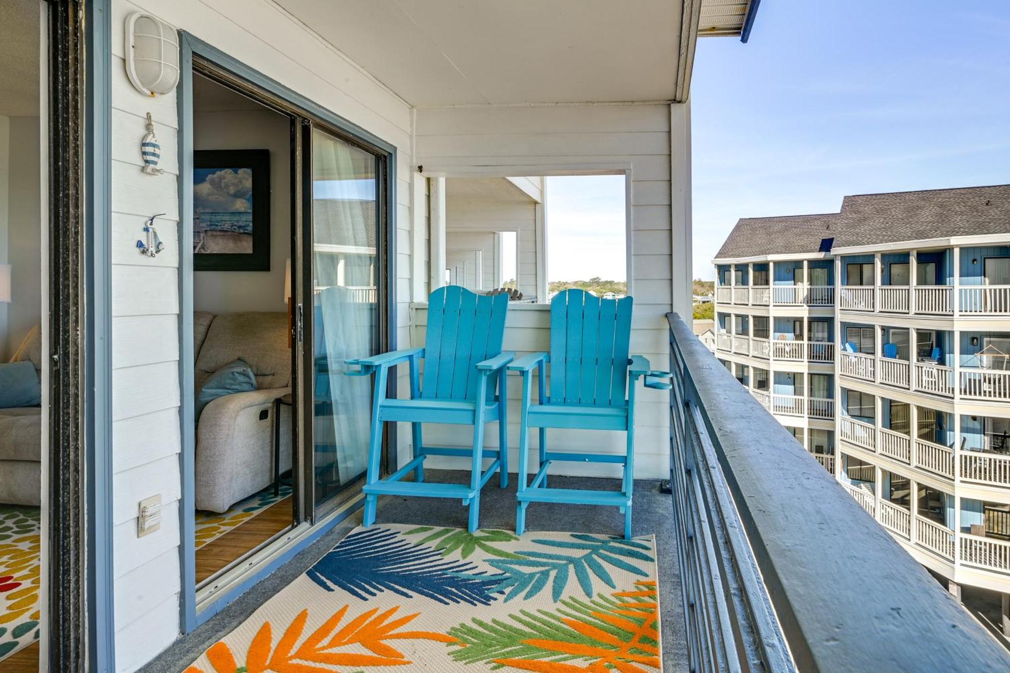 Cozy Beachfront Condo With Wifi, Views And Pool Access Миртл-Бич Экстерьер фото